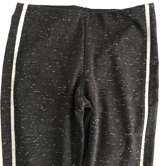 SOLD!!  Lou & Grey Small Heather Black Speckled Stripe Leggings - Picture 3 of 11